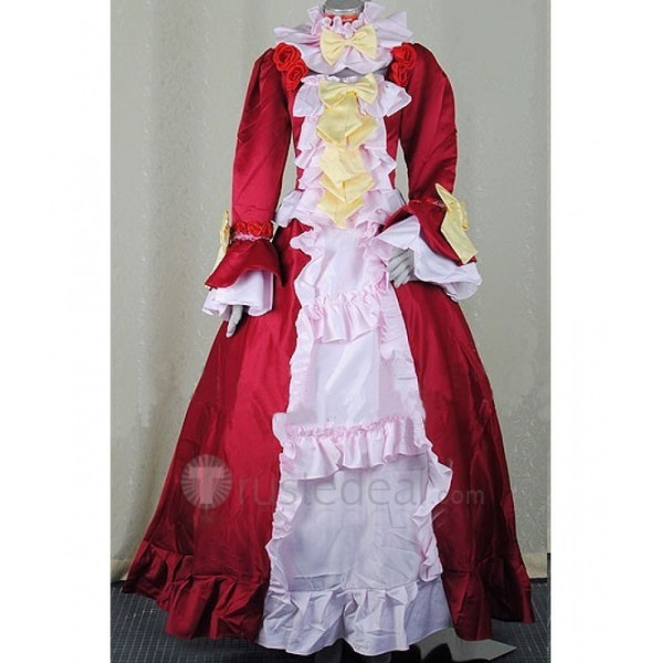 Pandora Hearts Lottie Red Cosplay Costume