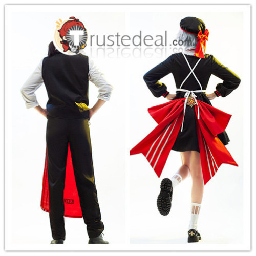 Genshin Impact KFC Diluc Noelle Maid Cosplay Costumes