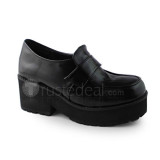 Black Punk Lolita Flats Footwear
