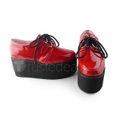 Red Platform Lolita Shoes