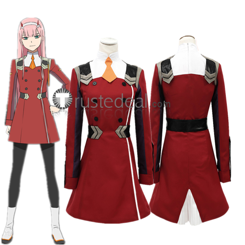 Darling in the Franxx Zero Two Code 002 Pilots Red Cosplay Costume