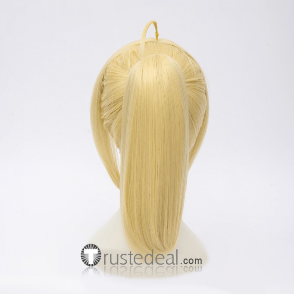 Blonde ponytail 2024 wig cosplay