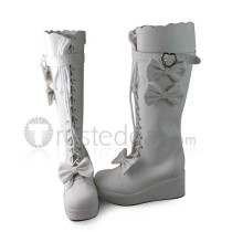 Antaina Double Side Bow Straps Lolita Boots