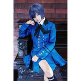Black Butler Kuroshitsuji Ciel Phantomhive Blue Cosplay Costume