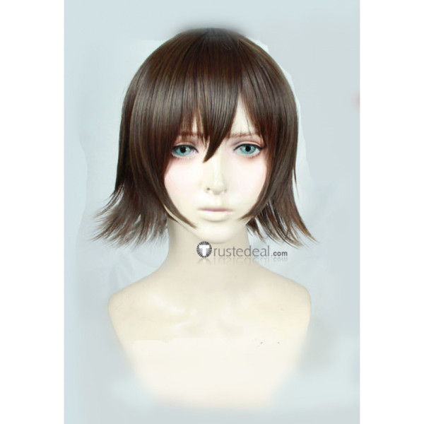 Final Fantasy XV 15 Iris Amicitia Gray Brown Cosplay Wig