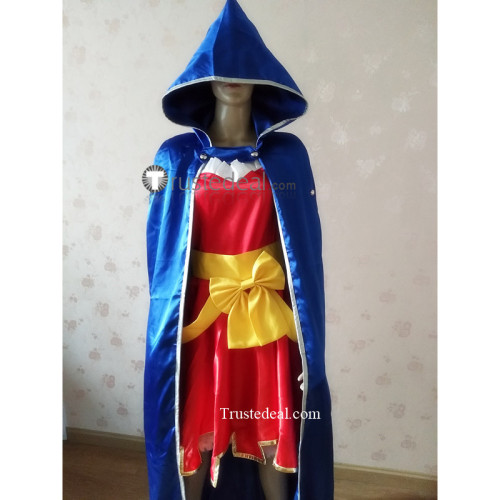 Fairy Tail Meredy Red and Blue Cosplay Costume