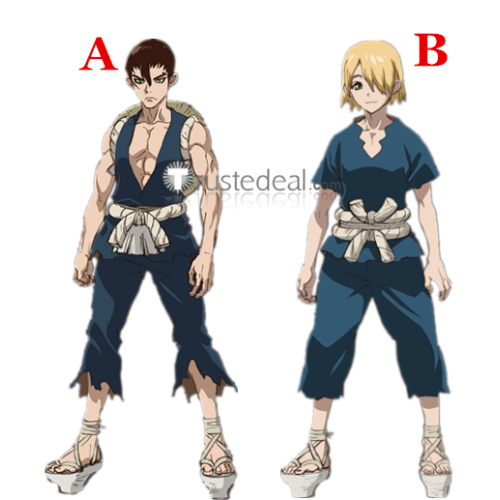 Dr. Stone Kinro Ginro Cosplay Costumes