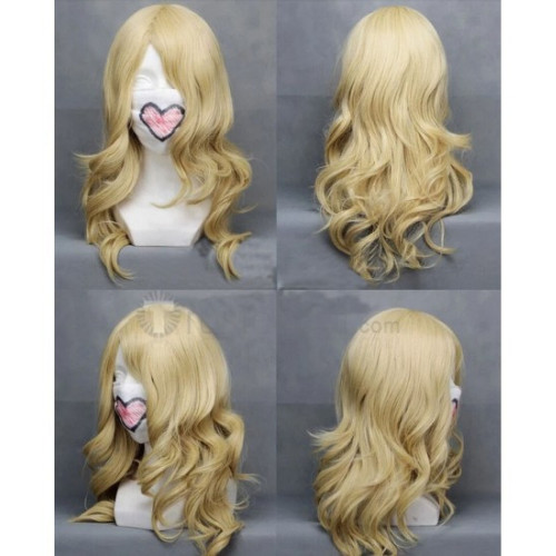 K-On! Kotobuki Tsumugi White Blonde Cosplay Wig