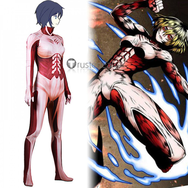 Attack on Titan Shingeki no Kyojin Female Titan Annie Leonhart Bodysuit Cosplay Costume