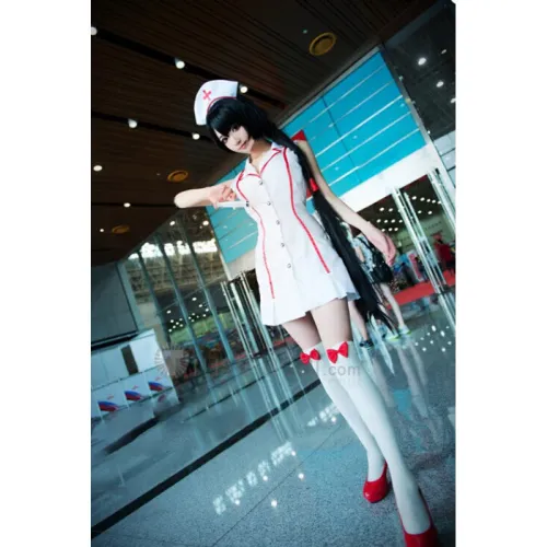 League of Legends Akali Nurse Cosplay Costume