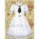 Cotton White Tie Short Sleeves Lolita Dress(CX143)
