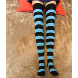 Panty & Stocking with Garterbelt Blue Black Stripe Stockings
