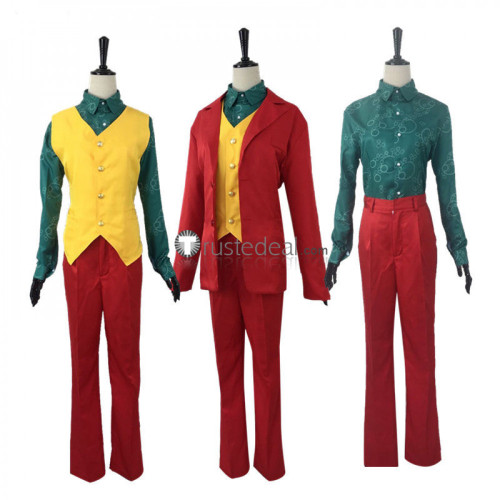 2019 Movie Joker Red Cosplay Costume