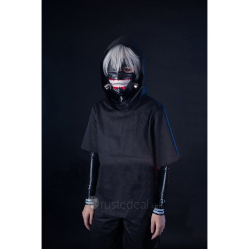 Tokyo Ghoul Ken Kaneki Leather Black Clothing Cosplay Costume