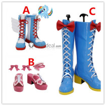 My Little Pony Friendship Is Magic Pinkie Pie Rainbow Dash Fluttershy Cosplay Shoes Boots