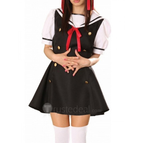 Short Sleeves Sailor School Uniform