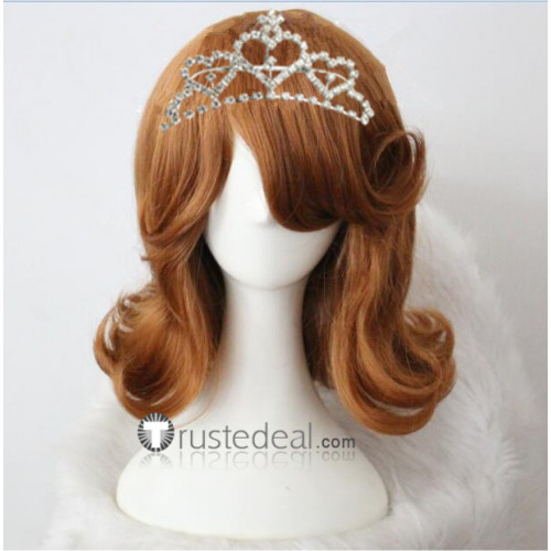 Sofia the First Disney Princess Sofia Brown Cosplay Wig