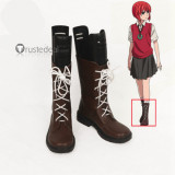 Mahou Tsukai no Yome The Ancient Magus' Bride Chise Hatori Brown Cosplay Shoes Boots