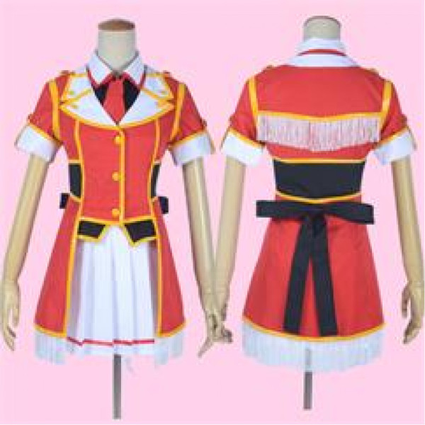 Love Live Rin Hoshizora Umi Nozomi Maki Nico Hanayo Honoka Eli Kotori Red Perform Cosplay Costume