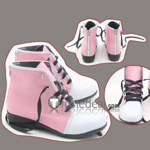 Kingdom Hearts 2 Kairi Pink Cosplay Shoes Boots