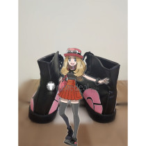 Pokemon XY Serena Black Cosplay Shoes Boots