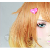 Macross Delta Freyja Wion Gold Orange Cosplay Wig