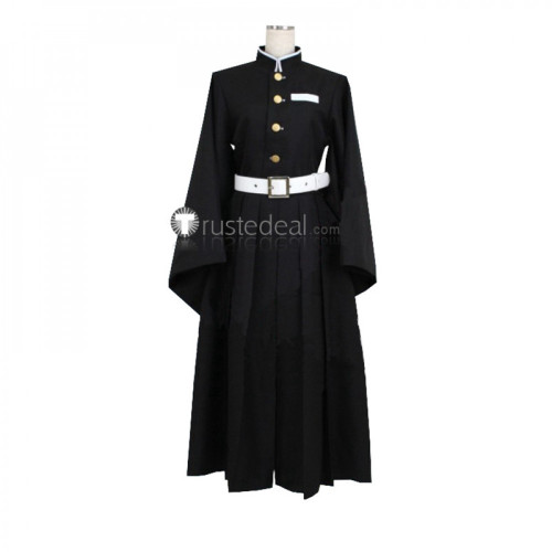 Kimetsu no Yaiba Demon Slayer Muichirou Tokitou Black Uniform Cosplay Costume