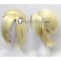 The King of Fighters Ash Crimson Blonde Styled Cosplay Wig