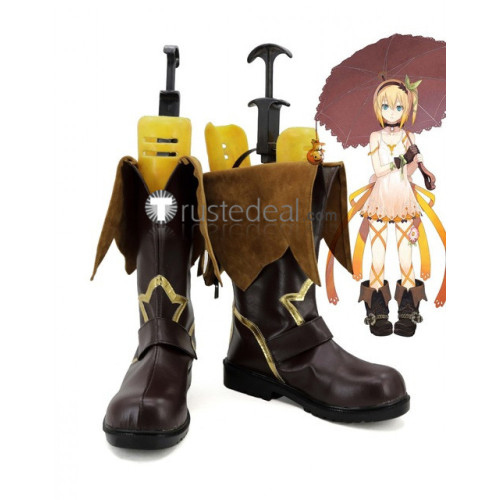 Tales of Zestiria Edna Cosplay Boots Shoes