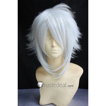 Hakuouki Okita Souji White Cosplay Wig