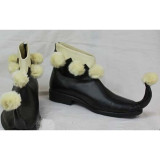 Clown Black Sticky Toe Halloween Cosplay Shoes Boots