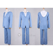 Blue Durarara!! Masaomi Kida School Uniform Cosplay Costume