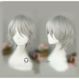 Neon Genesis Evangelion Kaworu Nagisa Silver Gray Cosplay Wig