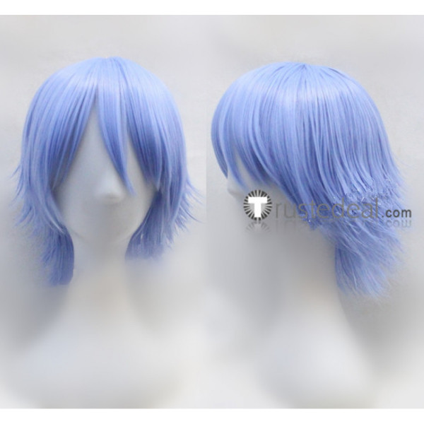 Kingdom Hearts Birth by Sleep Aqua Blue Styled Cosplay Wig