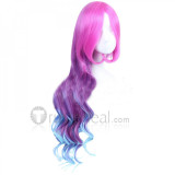 League of Legends Arcade Miss Fortune Long Pink Purple Cosplay Wig