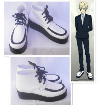 Dramatical Murder Virus White Black Cosplay Shoes Boots