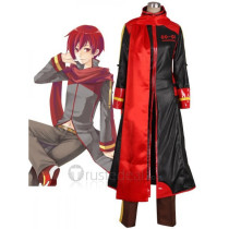 Vocaloid Akaito Black Red Cosplay Costume
