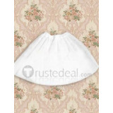 Cotton White and Black Long Sleeves Bow Lolita Dress(CX448)