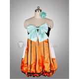 Vocaloid Kagamine Rin Orange Dress Cosplay Costume