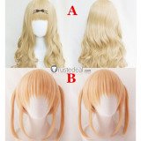 Shugo Chara Rima Mashiro Yaya Yuiki Long Blonde Cosplay Wigs