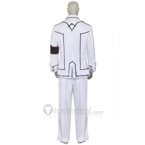 Vampire Knight Night Class Boy Kaname Kuran White Academy Cosplay Costume