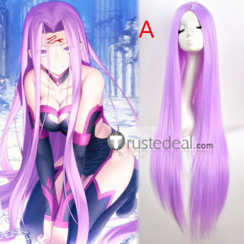 Fate Grand Order FGO Rider Medusa Purple Cosplay Wigs