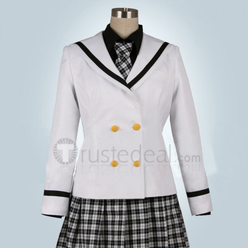 GochiUsa Is the Order a Rabbit Rize Tedeza White Black Uniform Cosplay Costume