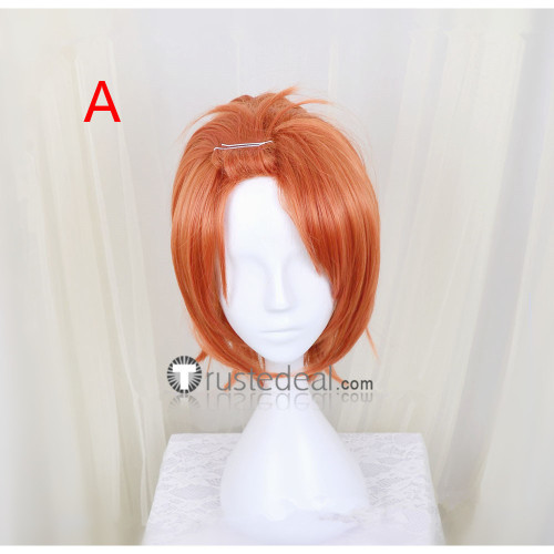 Tsukiuta Procellarum Haduki You Orange Cosplay Wig