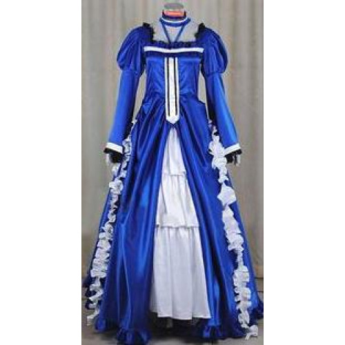 Pandora Hearts Alice Blue Dress Cosplay Costume
