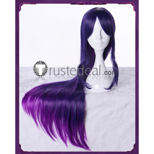 League of Legends LOL Star Guardian Syndra Long Purple Cosplay Wig 90cm