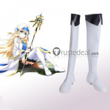 Goblin Slayer Priestess White Cosplay Boots Shoes