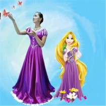 Tangled Rapunzel Disney Princess Cosplay Costumes