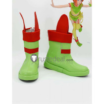 Mobile Suit Gundam ZZ Elpeo Ple Green Red Cosplay Shoes Boots