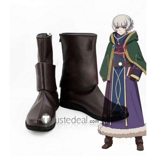 Re Creators Meteora Ousterreich Brown Cosplay Boots